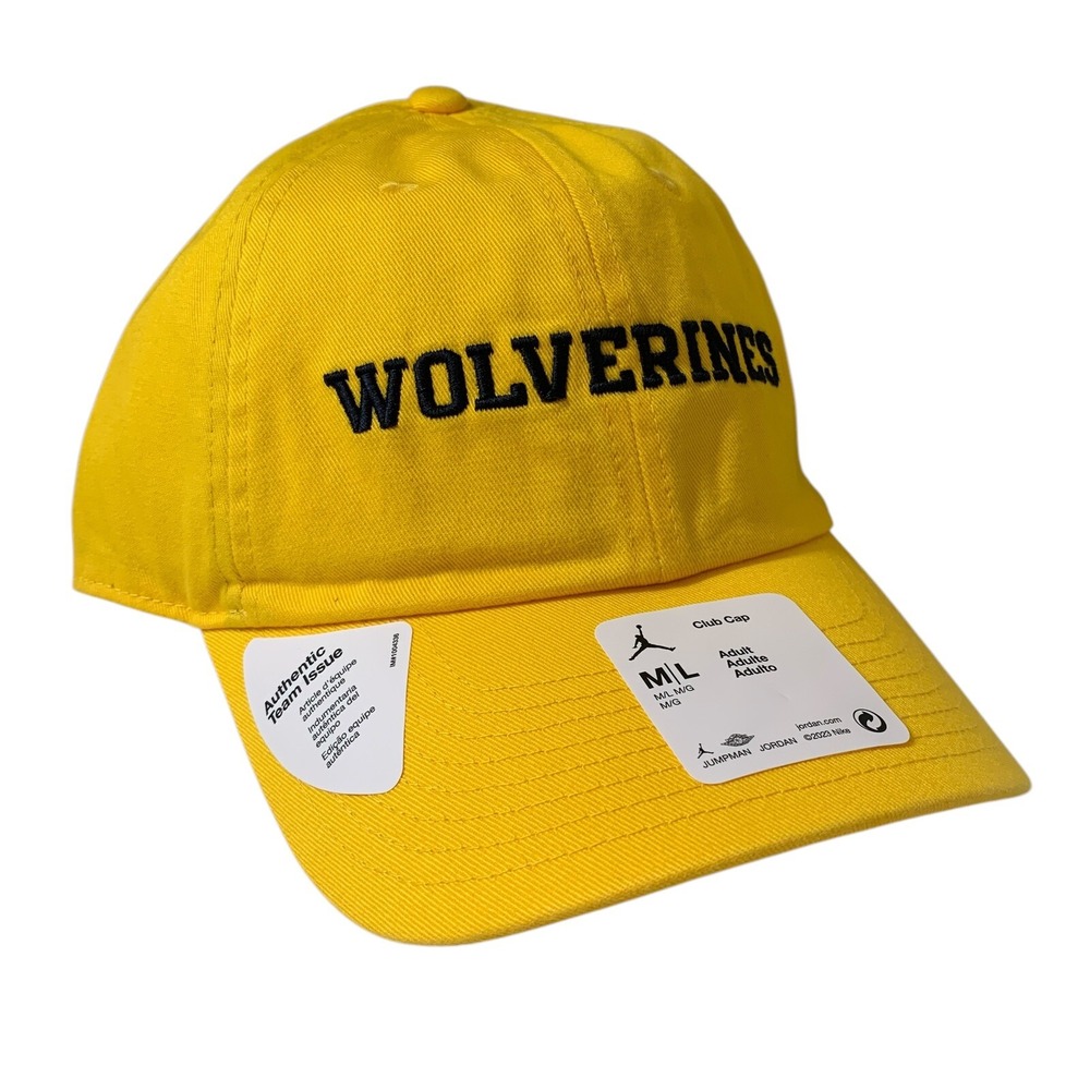 Michigan Wolverines Jordan Brand On-Field Team Issue Adjustable Hat Cap OSFM